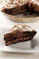 Rich Homemade Chocolate Pie