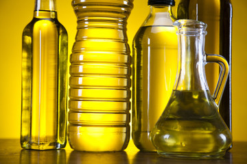Fresh olives, olive oil 