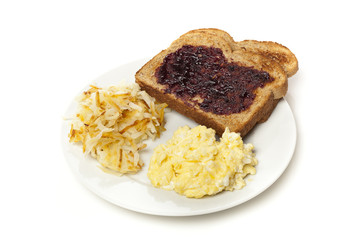 Homemade Wholesome American Breakfast