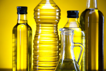 Fresh olives, olive oil 