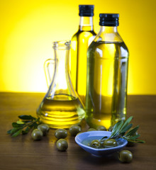 Carafe with olive oil 