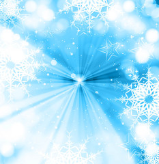 Fototapeta na wymiar merry christmas celebration blue colorful card vector