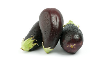 Three Eggplants