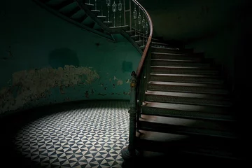 Zelfklevend Fotobehang Trappen Mysterieuze trappen