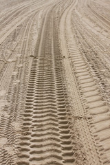 Spuren im Sand