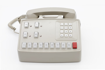 White classic telephone