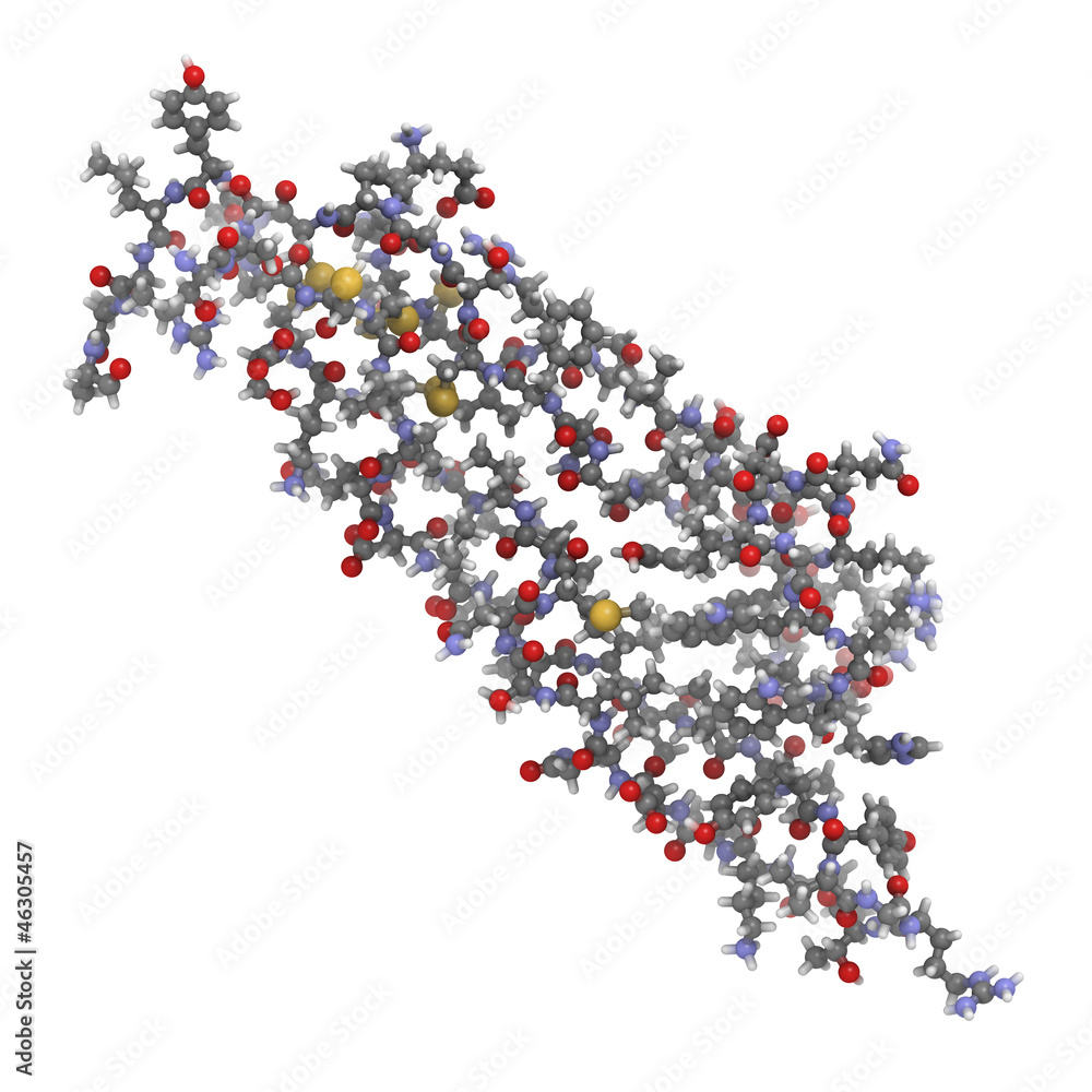 Wall mural transforming growth factor beta (tgfb) molecule, chemical struct