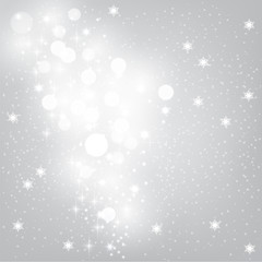 Gray glow with snowflakest