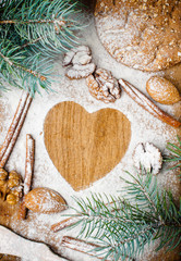 Christmas and holiday baking, ready template