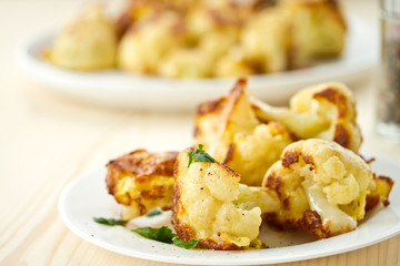 fried cauliflower