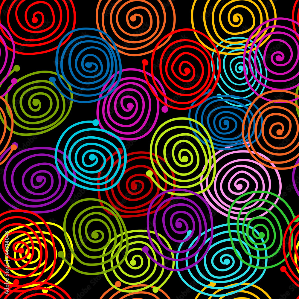 Poster abstract swirl pattern for your design