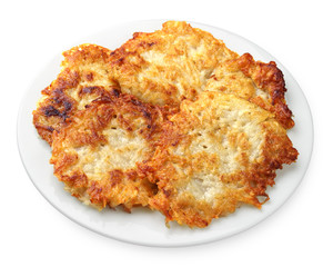 Homemade potato pancakes