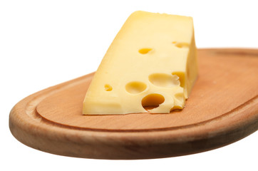 Hard cheese piece