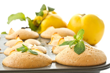 Muffins with quince