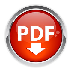 bouton internet PDF downloading icon red