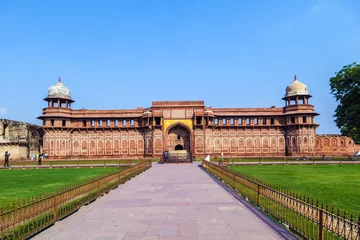 Rolgordijnen Jahangiri Mahal in Agra Red Fort © travelview