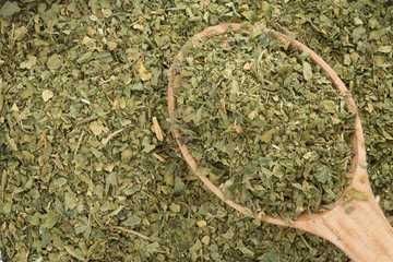 parsley spices and spoon