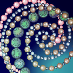 background with pearl