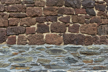 Hintergrund Mauer, Bruchstein