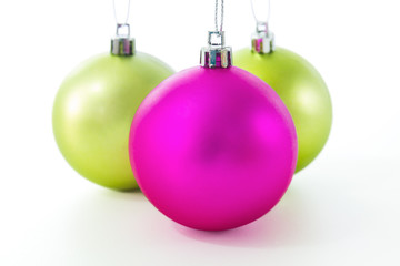 Set of Christmas balls