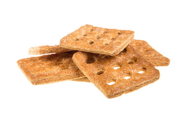 sweet cookies isolated on a white background