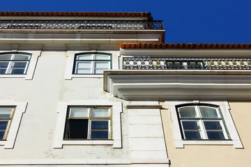 Detail of an old building at Lisbon, Portugal