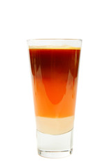 Coffee cocktail isolated