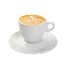 Cup with cappuccino