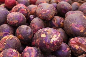 Pile of Purple Potatoes