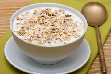 Delicious and healthy granola or muesli