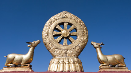 Golden Dharma Wheel