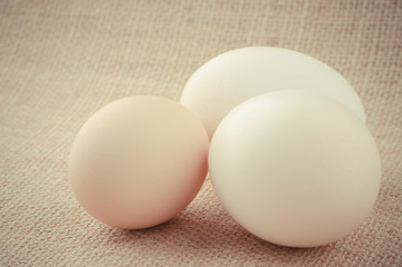 Three eggs