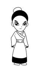 Woman vector cartoon