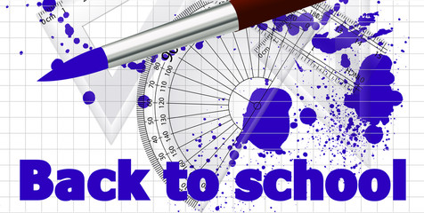 Back to school - Vector Illustration