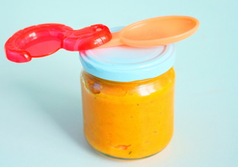 purée de carotte en pot,pour bébé