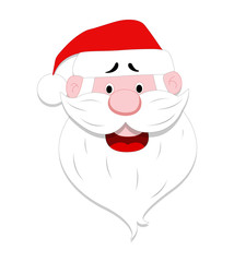 Santa Face Vector