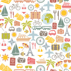 traveling pattern. seamless background