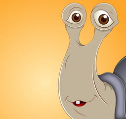 Snail Face Vector