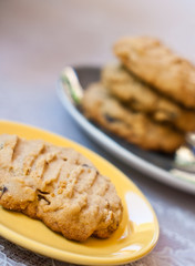 soft cookies with cashew nut anf rasin