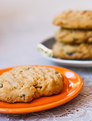 soft cookies with cashew nut anf rasin