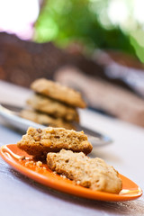 soft cookies with cashew nut anf rasin