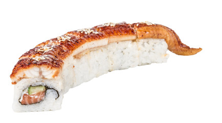 Japanese traditional Cuisine - Maki Roll with Cucumber , Cream C