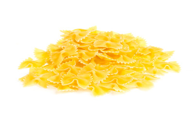 Farfalle pasta, isolated