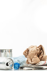 Various recyclable waste