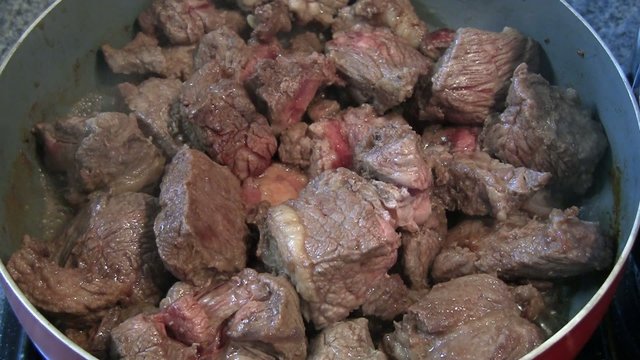 cuisson d un  bourguignon