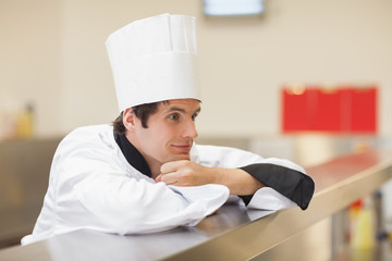 Chef looking away