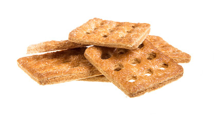 sweet cookies isolated on a white background