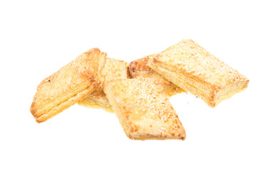 sweet cookies isolated on a white background