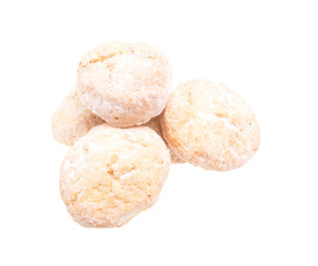 sweet cookies isolated on a white background