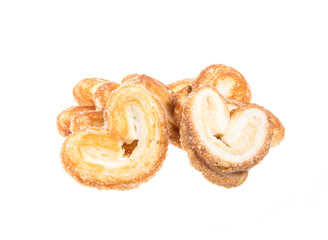 sweet cookies isolated on a white background